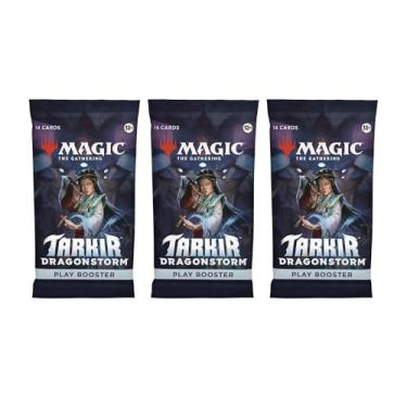 Imagem de 3 Packs MTG Play Booster Pack Lot MTG Tarkir Dragonstorm