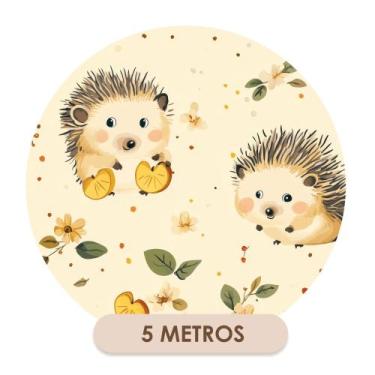 Imagem de Papel De Parede Adesivo Porco Espinho Fofos  - Bazar dos Quadros, 5 Me