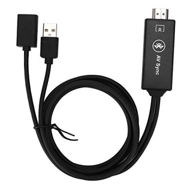 Imagem de Mbeysaq Cabo adaptador para espelhamento de tela de TV, USB para HDMI, 1920 x 1080P, Android MHL e iOS 8X, sincronização Bluetooth
