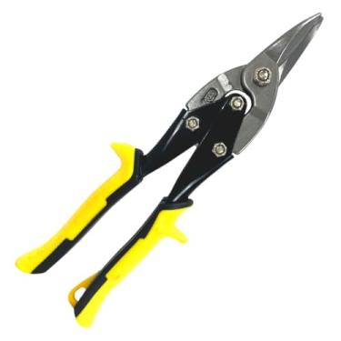 Imagem de Ferramenta Tesoura Manual de Corte Para Chapa com Alças Ergonômicas e Fecho de Segurança - Corte Preciso Para Aço e Metal - Corta Chapa de Até 25cm Cortes Precisos