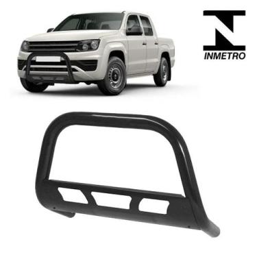 Imagem de Parachoque Quebra Mato Amarok 2017 2018 2019 C Chapa Preto - CCF