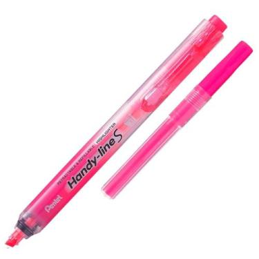 Imagem de Marca Texto Retrátil Handy-lineS com Refil Pentel - Rosa