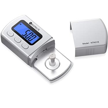Imagem de Neoteck Caneta giratória digital Stylus Force Scale Gauge 0,01 g/5,00 g Azul LCD Retroiluminação para cartucho Phono Tonearm - Prata