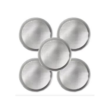 Imagem de Prato de lata granulado de 30,5 cm para forno, forma de pizza redonda de 30,5 cm com textura, bandeja de pizza para assar. Material antiaderente e fino para pizza crocante e perfeita