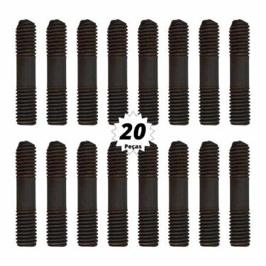 Imagem de 20 Prisioneiro de Aço 10 mm X 82 mm MA Rosca Grossa Fio 1,50 - TOURO