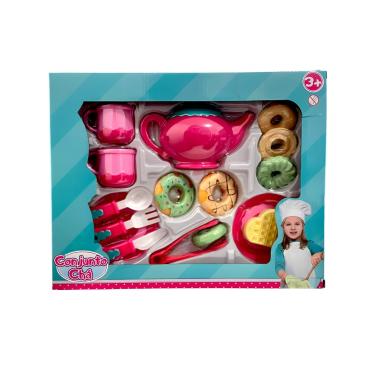 Imagem de Conjunto de Cha - Comidinha Cha da Tarde Donuts HONGYAO
