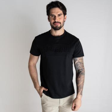 Imagem de Camiseta Reserva Duplo Fio High Relief Preta-Masculino