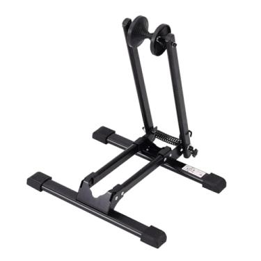 Imagem de Lljsszr Suporte de Chão para Bicicleta, Suporte de Roda de Treinamento de Metal Forte E Dobrável para Uso Interno
