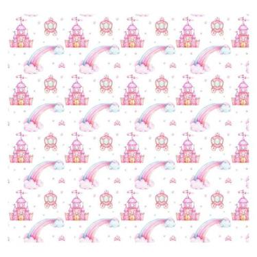 Imagem de Papel de Parede Adesivo Infantil Castelo Princesa Quarto Menina - 657p