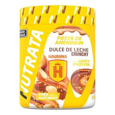 Imagem de Pasta De Amendoim Dulce De Leche Crunchy Havanna 600g - Nutrata