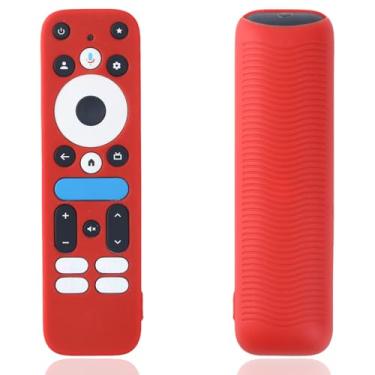 Imagem de Capa de controle remoto compatível com controle remoto Onn Google TV Box 4K Pro 2025, capa à prova de choque para controle remoto Onn Google TV, capa de silicone leve antiderrapante para a pele