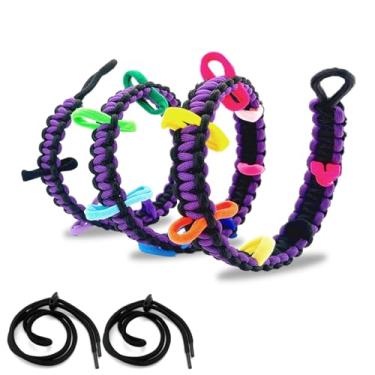 Imagem de EJDRFN Suporte de pato paracord para jipe, suporte de pato para Jeep Wrangler TJ JK JL & Gladiator JT, suporte de patos de borracha para jipe, painel limpo, roxo