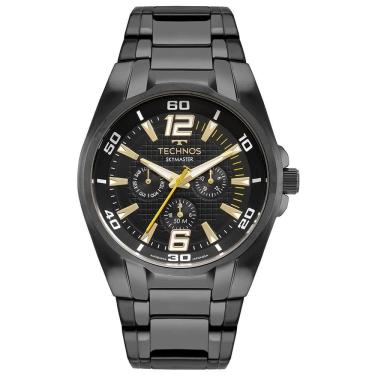 Imagem de Relógio Technos Masculino Skymaster Preto - 6p79cf-1p