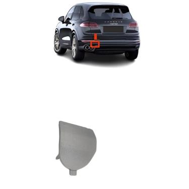 Imagem de Tampa Reboque Parachoque Traseiro Esquerdo Porsc Cayenne S