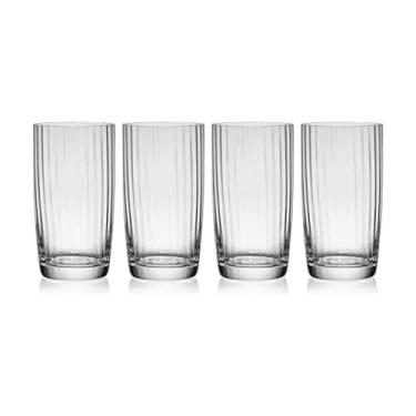Imagem de Mikasa Conjunto óptico de 4 copos altos para bebidas Highball, 510 g