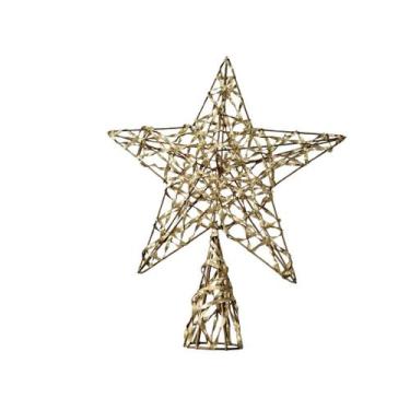 Imagem de Estrela aramada copa dupla face - Cromus, Alt. 3.50 x Diam. 25cm