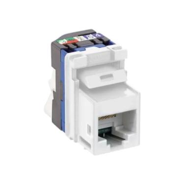Imagem de Conector Fêmea RJ45 - Cat 5e - Keystone - Legrand - Branco - 33160