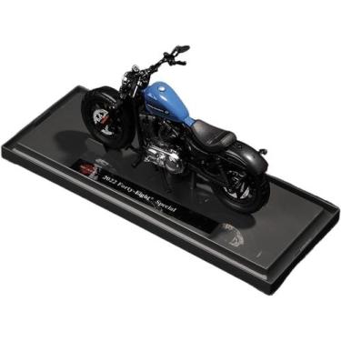Imagem de Brinquedo fundido sob pressão, escala 1:18, modelo Harley-Davidson não