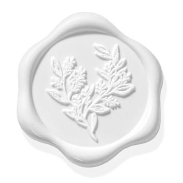 Imagem de Adesivos Wax Seal Convite de casamento UNIQOOO Eucalyptus x50