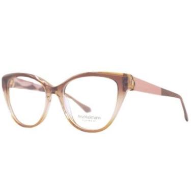 Imagem de Óculos de Grau Ana Hickmann Duo Fashion Marrom ANA8 C01-53-Feminino