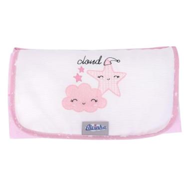 Imagem de Trocador para bebê portátil Rosa Nuvens