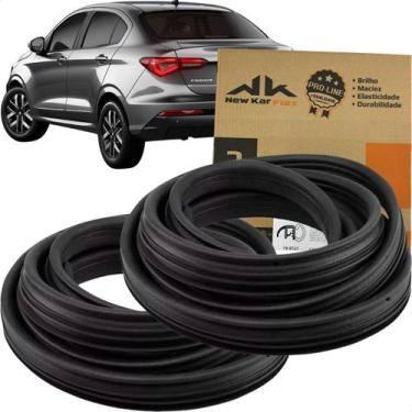 Imagem de Par Borracha de Porta Lateral Traseira Cronos 2017 a 2023 - PRO LINE