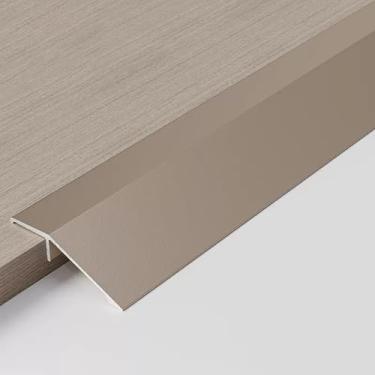 Imagem de Perfil 90cm Do Ajuste De Altura - Tira Da Transição Da Extremidade Da Liga De Alumínio De 3 Partes, Tira Anodizada Da Tampa Do Assoalho Para A Altura De 3-40mm Que Nivela, Roségold, Breite: 35 mm