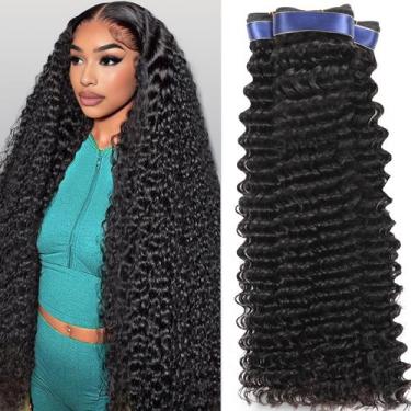Imagem de Pacotes de cabelo Tanduca Deep Wave 16A Brazilian 3 Bundle 22-26