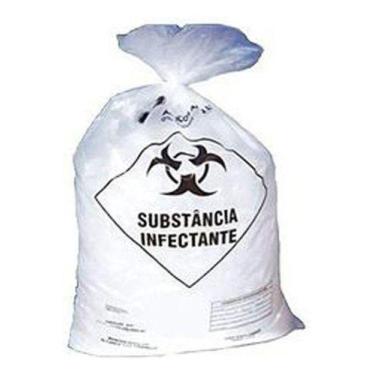 Imagem de Saco Para Lixo Jurema Hospitalar 50 Litros 100 Unid - Higipack