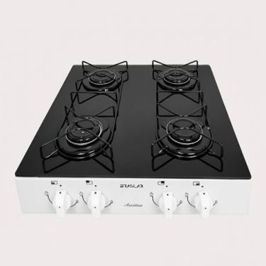 Imagem de Fogão Cooktop Asiático Vidro 4 Bocas Braslar