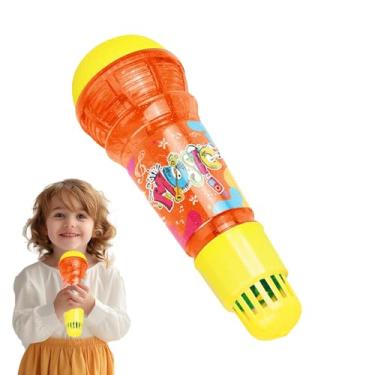 Imagem de Microfone infantil, microfones infantis para cantar - Tocar microfones | Eco microfone brinquedo jogar divertido microfone amplificador de voz brinquedo retro brinquedos para cantar