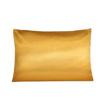 Imagem de Kit 02 Fronhas de Cetim Antifrizz 50x70 (DOURADO)