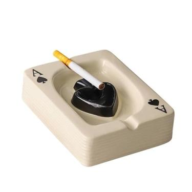 Imagem de EatingBiting Cinzeiro multicolorido de cristal de 14 cm para charutos e cigarros, decoração de escritório em casa, perfeito para decoração de sala de estar, presente para pai e pai