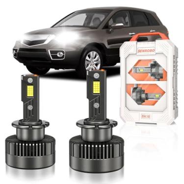 Imagem de SENROBO Adequado apenas para lâmpadas de xenon Acura 2007-2015 MDX RDX RL 2010-2013 ZDX D2S de feixe baixo, substituição de luz HID de projetor 35W, 30000LM 600% mais brilhante D2SC1 Bi-xenon Light