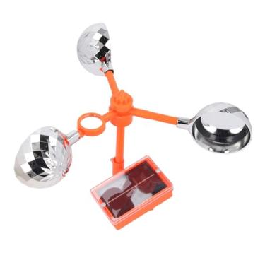 Imagem de Greensen Repelente Solar de Pássaros, 3 Prismas Rotativos Com Dispositivo de Espantalho Reflexivo para Jardim Ao Ar Livre, Pomar, Campo, Rede Elétrica, Som Incorporado, Movido a, Sem