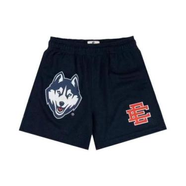 Imagem de Shorts Casuais De Basquete Masculinos Em Malha Floral Para O Verão Eri