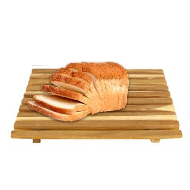 Imagem de Tábuas De Pão De | Grande Capacidade Natural Antiderrapante Suprimentos Domésticos | Tábua De Servir De,Para Bagel Carne Torrada Lanches Fatiar Exibição Presente Para Casa