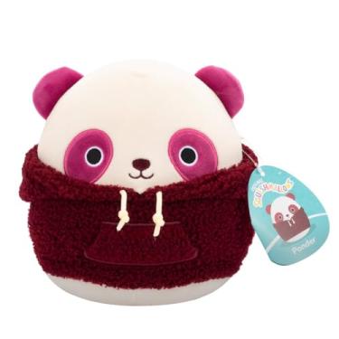 Imagem de Squishmallows Ponder The Burgundy Panda 7.5 inch Collectible Soft & Squishy Food Stuffed - Add to Your Squad - Gift for Kids, Girls & Boys