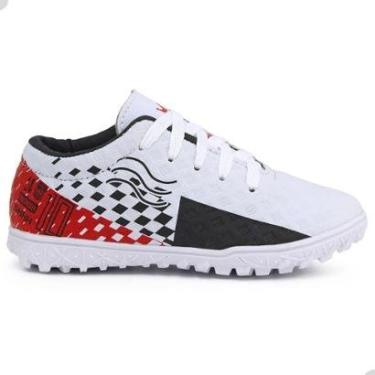 Imagem de Chuteira Society Infantil Tenis Futebol Menino Jogo C/ Trava-Masculino