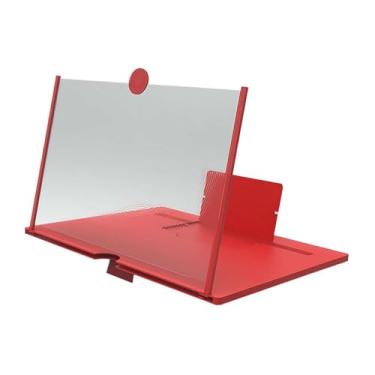 Imagem de Lupa de tela de celular, tela de projetor para celular HD 3D, suporte dobrável para celular com amplificador de tela, suporta todos os smartphones, filmes, vídeos e jogos