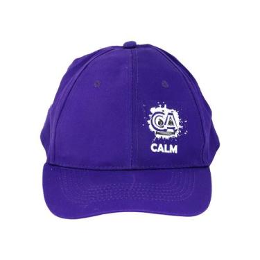 Imagem de Boné Trucker Masculino Moods Up Calm Biggdesign, Roxo