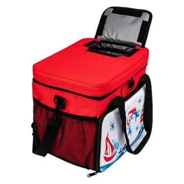 Imagem de Bolsa Térmica Vermelha Infantil Feminina Lighthouse Girl Anemoss, Verm