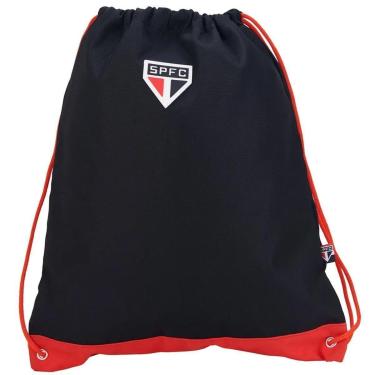 Imagem de Mochila Saco Xeryus S01 Esportiva São Paulo Unissex Preto-Unissex