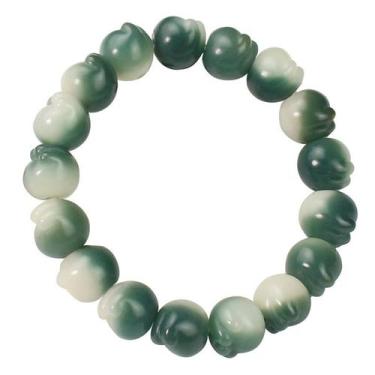 Imagem de Pulseira Bodhizi Cute Green Cat Paw 12mm para mulheres e homens - yiwe