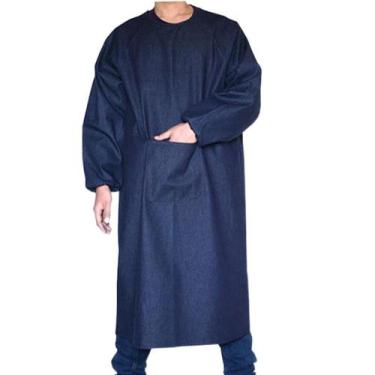 Imagem de Avental de ganga resistente para homens e mulheres, 550g, 100x105cm - 