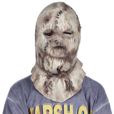 Imagem de Máscara Scarecrow Ghost Latex Full Face Halloween Cosplay - yiweisai