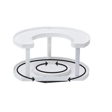 Imagem de Rotating Spice Rack, organizador de temperos, armazenamento de cozinha