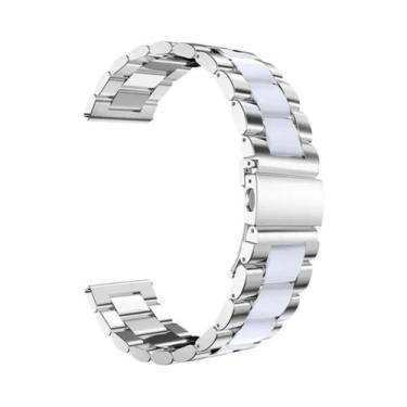Imagem de Pulseira De Aço Inoxidável Para Samsung Galaxy Watch 20mm 22mm, Bracel