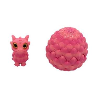 Imagem de Conjunto De Ovos De Dinossauro Impressos Em 3D Multicoloridos Com Tamp