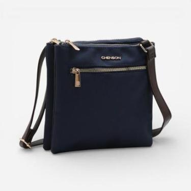 Imagem de Bolsa Feminina Chenson Microfiber Azul Marinho-Feminino